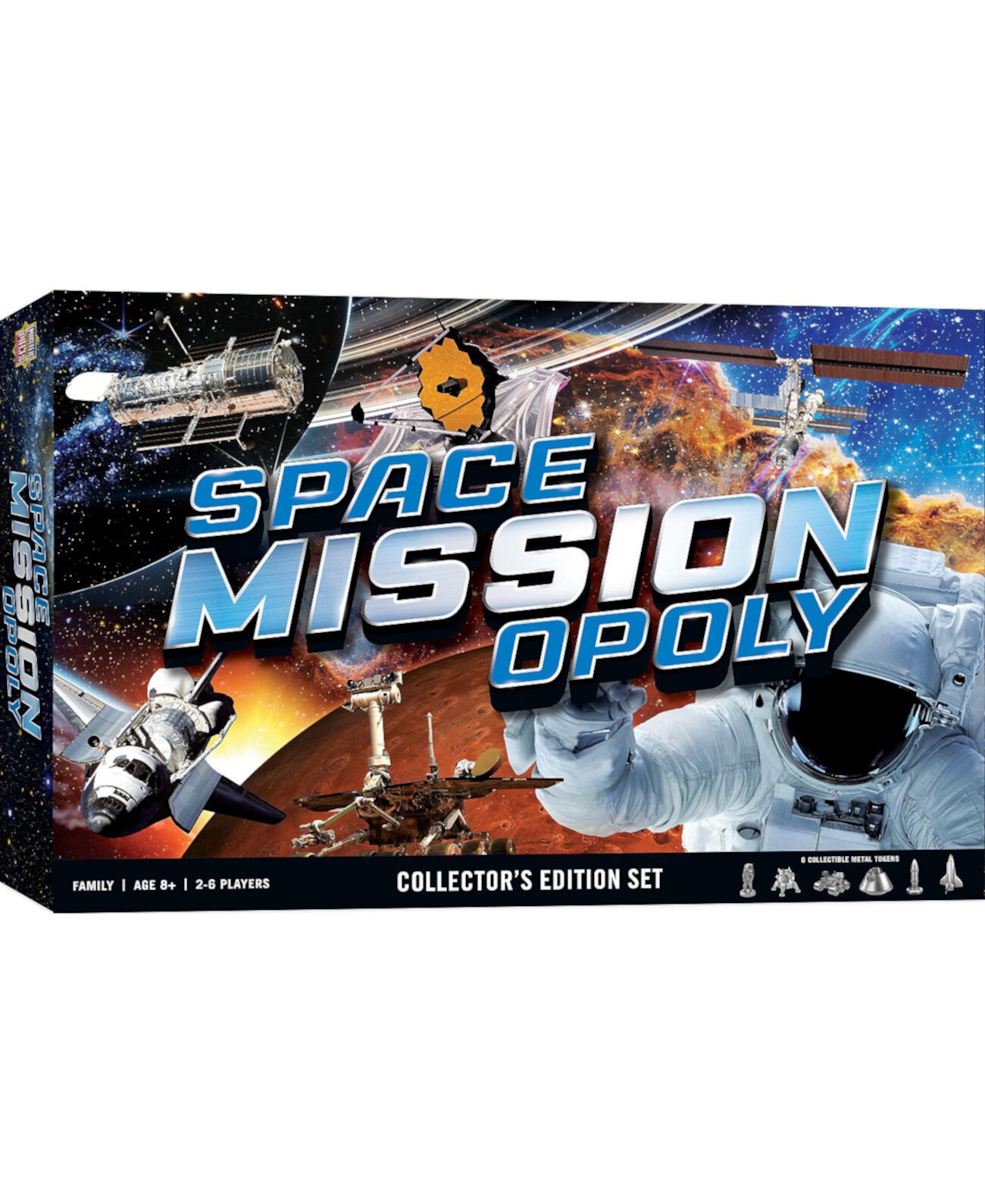 Opoly Kids and Family Board Games - Space Mission Opoly MasterPieces