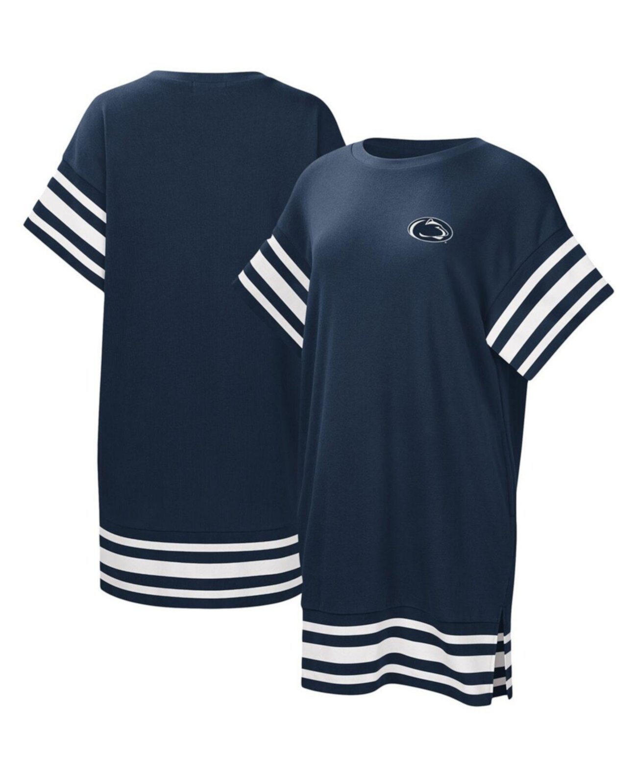 Женское темно-синее платье-футболка Penn State Nittany Lions Cascade Touch