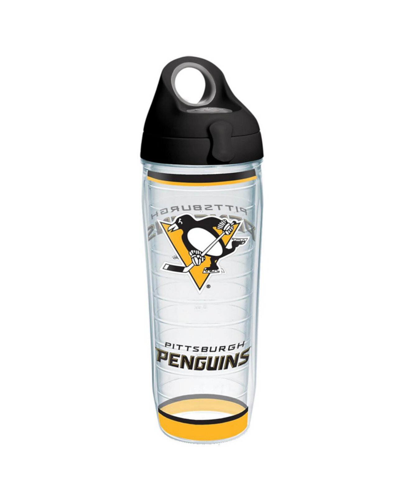 Традиционная классическая бутылка для воды Pittsburgh Penguins емкостью 24 унции Tervis