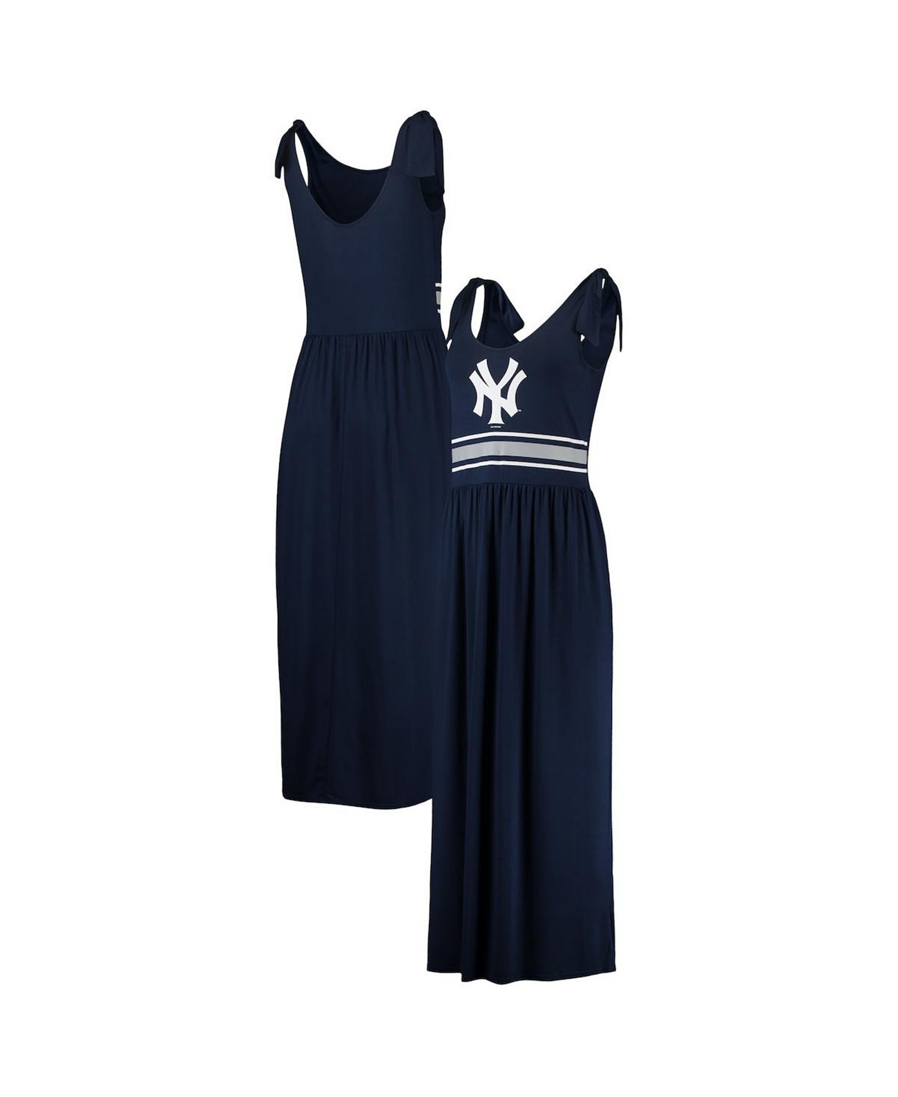 Женское темно-синее платье макси New York Yankees Game Over G-III