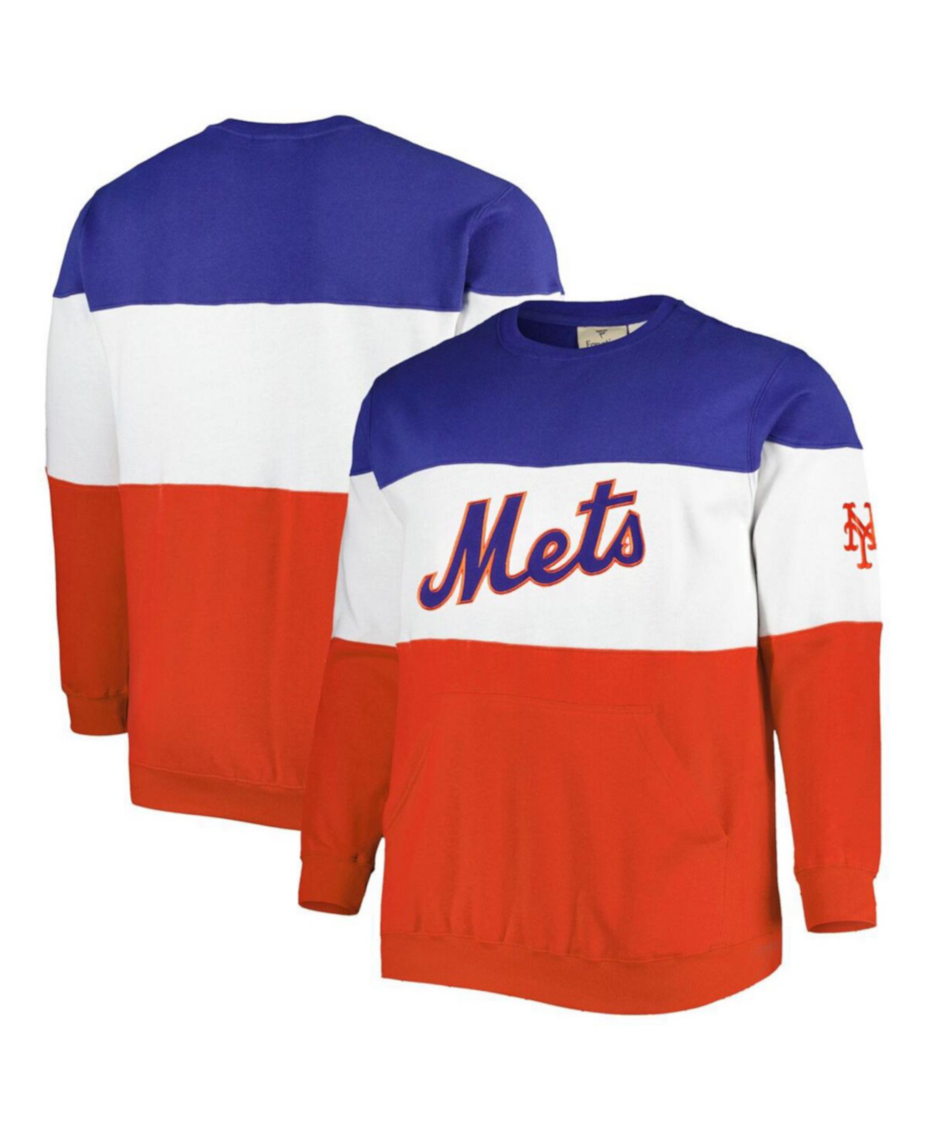 Мужской Пуловер Profile New York Mets Big and Tall Profile