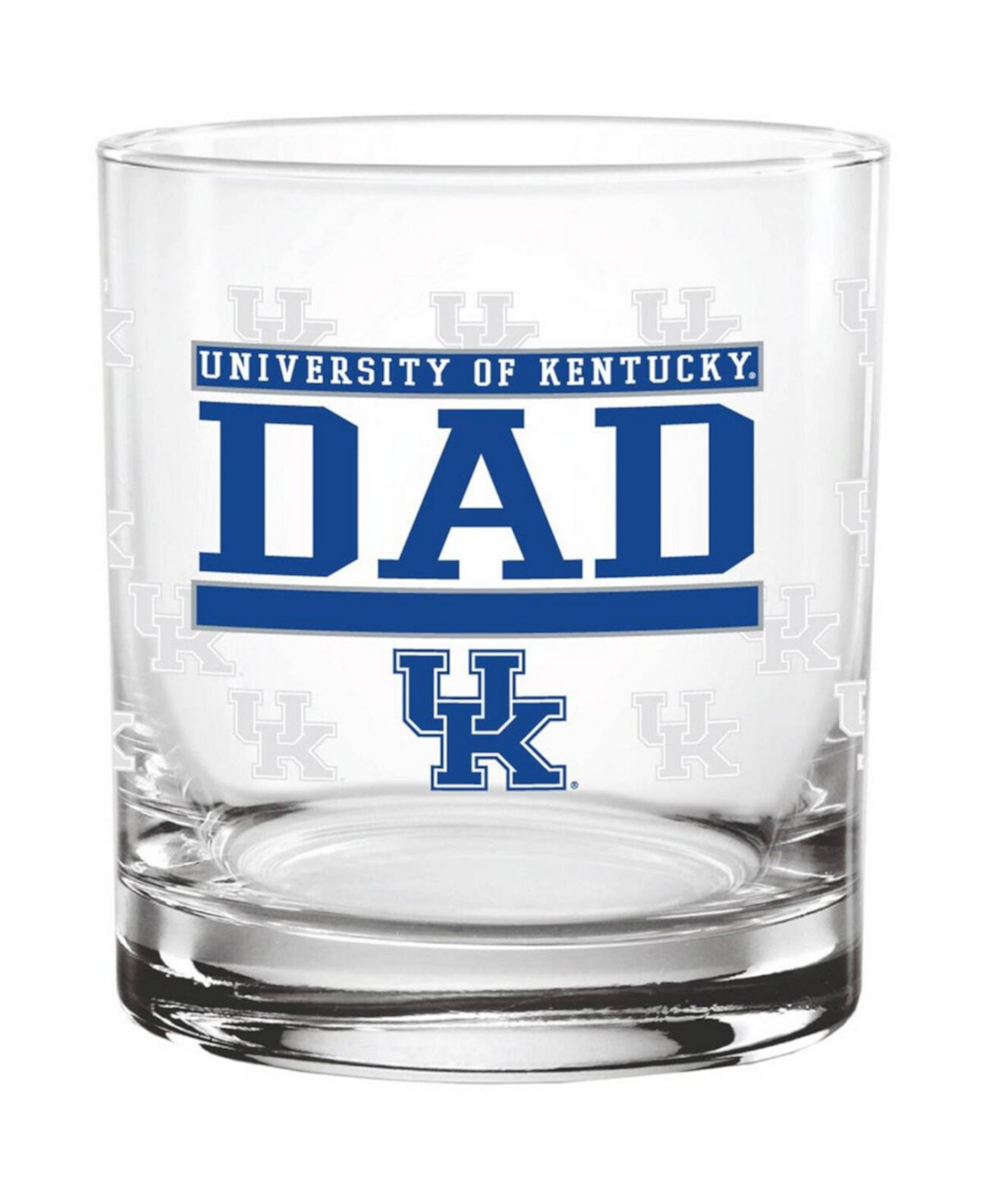 Kentucky Wildcats 14 унций Dad Rocks Glass Indigo Falls