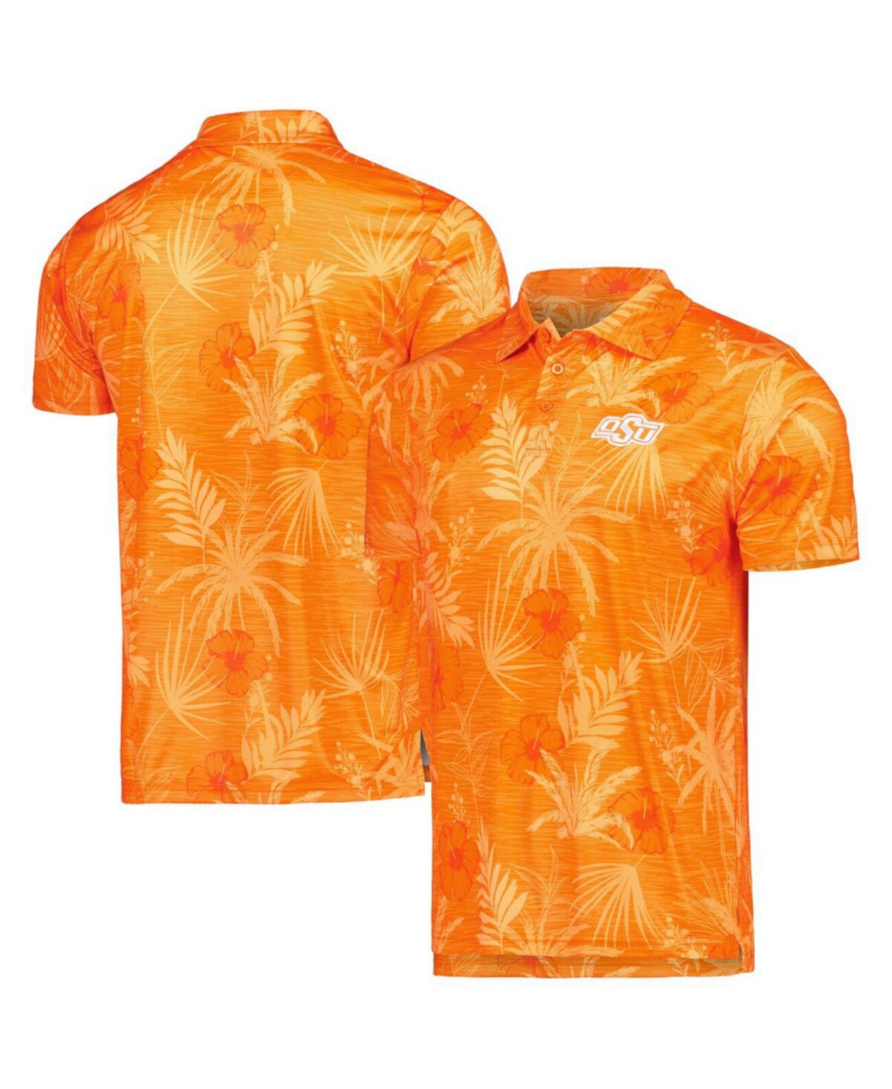 Мужская оранжевая рубашка-поло Oklahoma State Cowboys Palms Team Colosseum