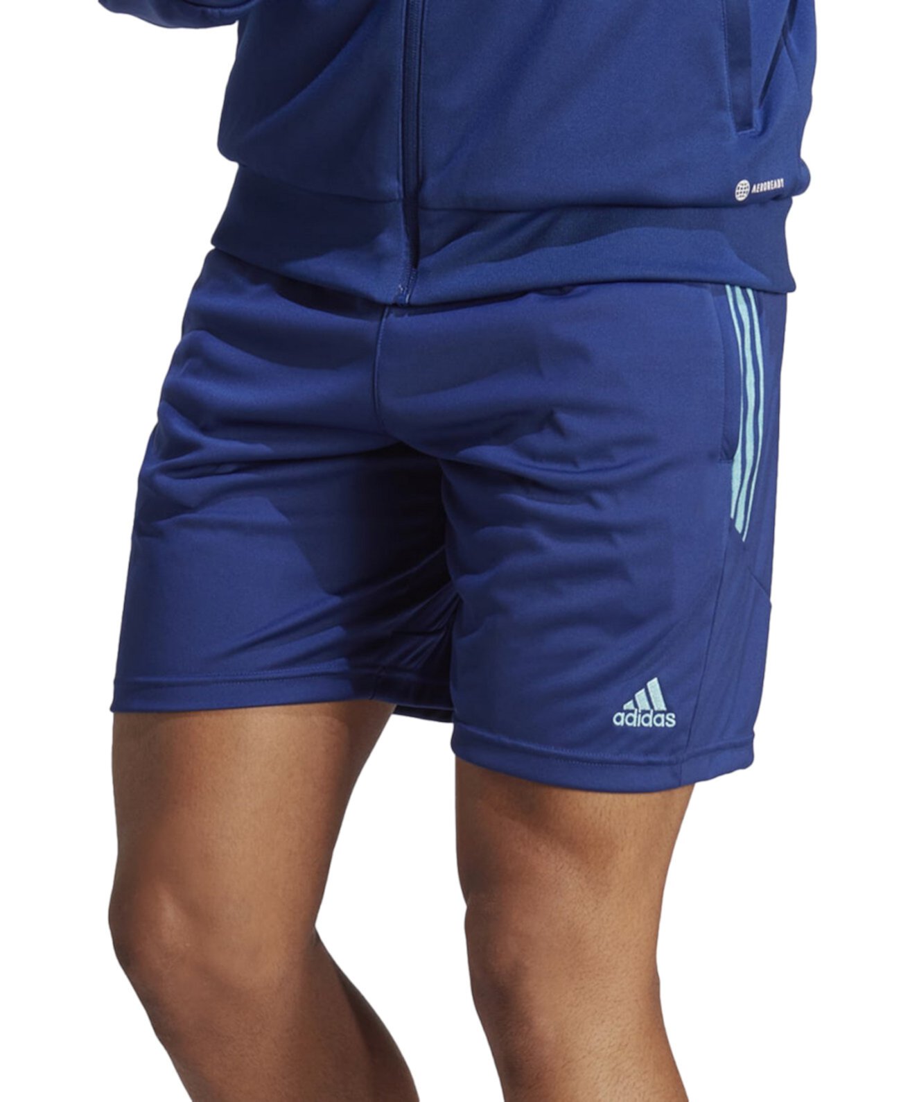 Легкие спортивные шорты с тремя полосками 8 дюймов Tiro Adidas