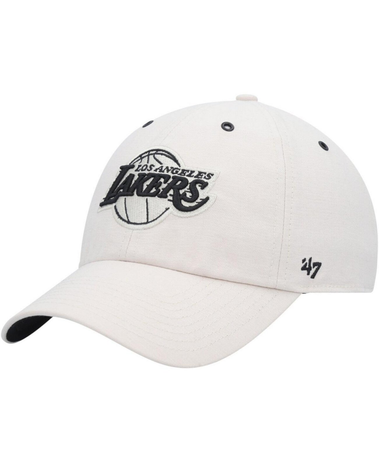 Мужская кремовая регулируемая кепка Los Angeles Lakers Lunar Clean Up '47 Brand