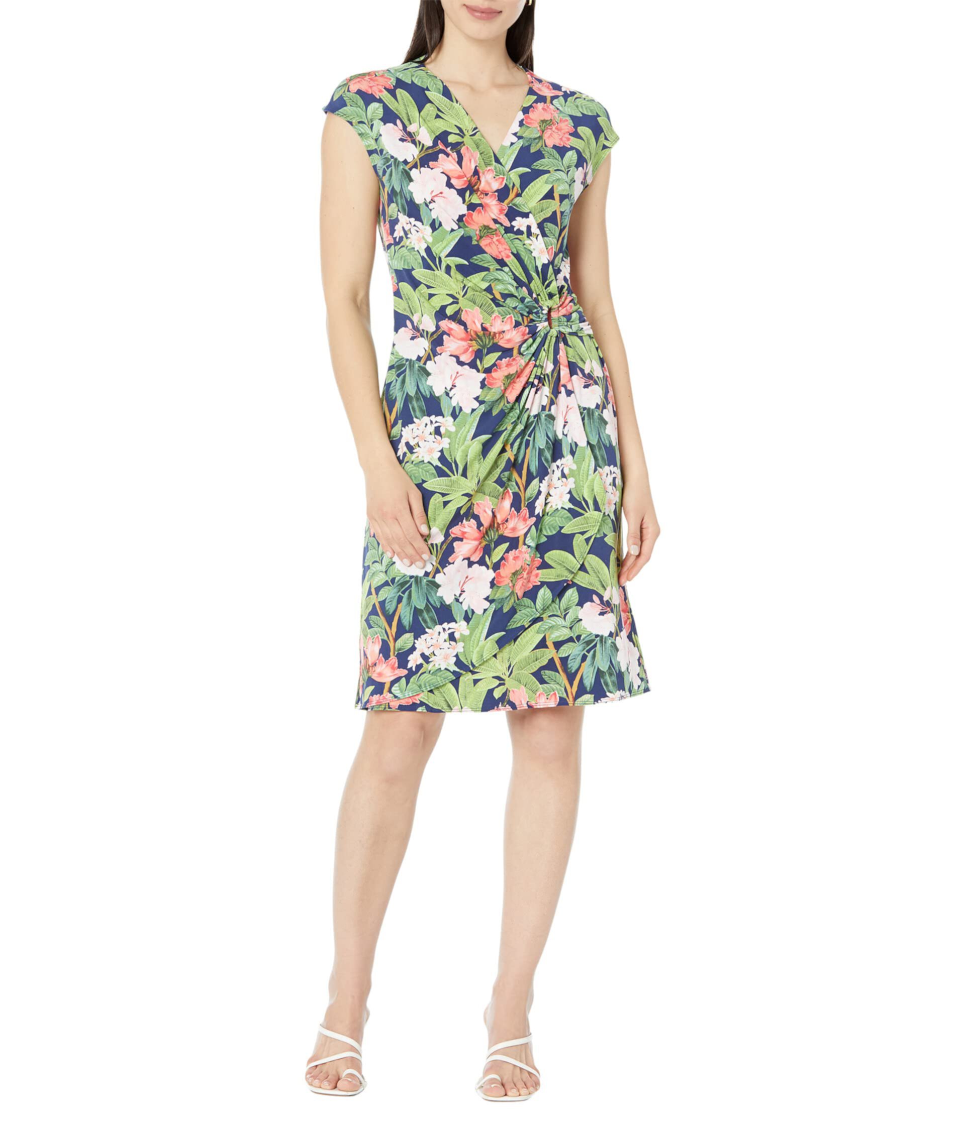 Платье с короткими рукавами Clara Faraway Blooms Tommy Bahama
