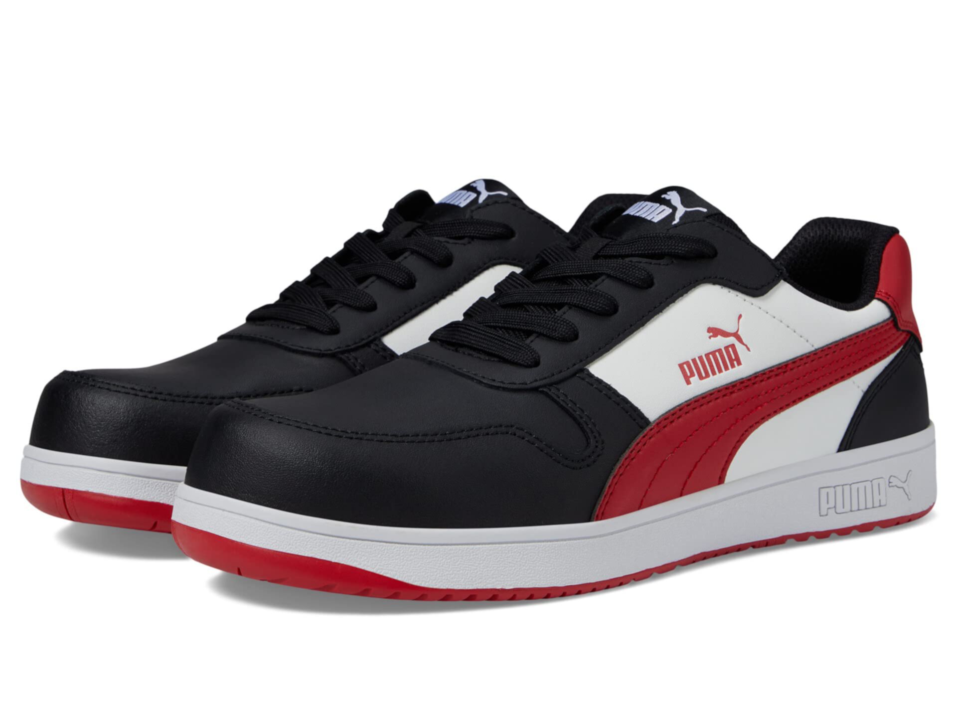 Кожаные рабочие туфли PUMA Frontcourt Low ASTM EH с защитным носком и амортизирующей подошвой Puma