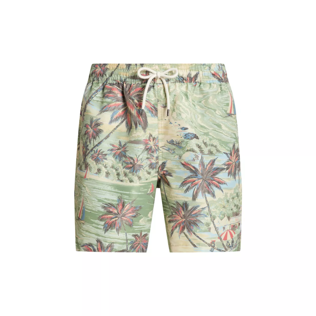 Тропические шорты для плавания с сетчатой подкладкой Polo Ralph Lauren