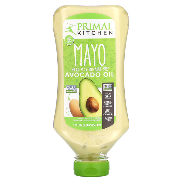 Mayo With Avocado Oil, 17 fl oz (503 ml) Primal Kitchen