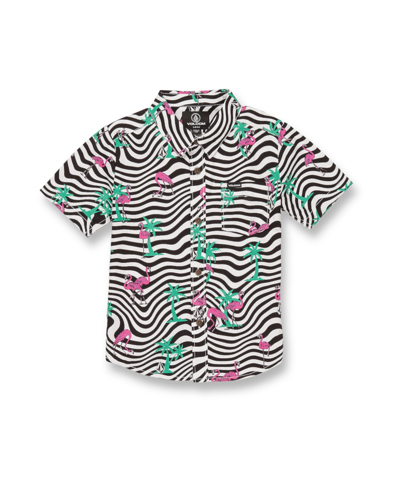 Рубашка с коротким рукавом Flamingbros для мальчиков Toddler Boys Volcom