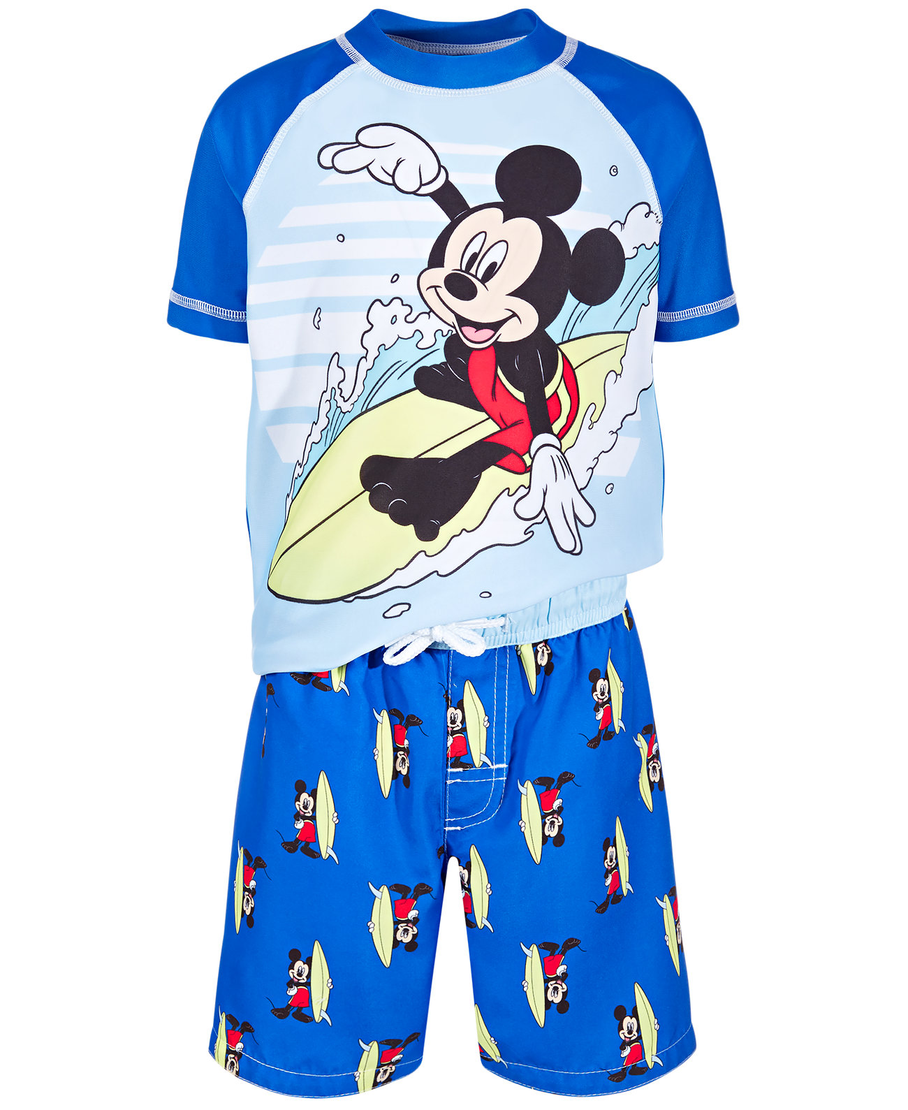 Малыши для мальчиков, 2 шт. Комплект из защитного кожуха и шорт для плавания с Микки Маусом Dreamwave