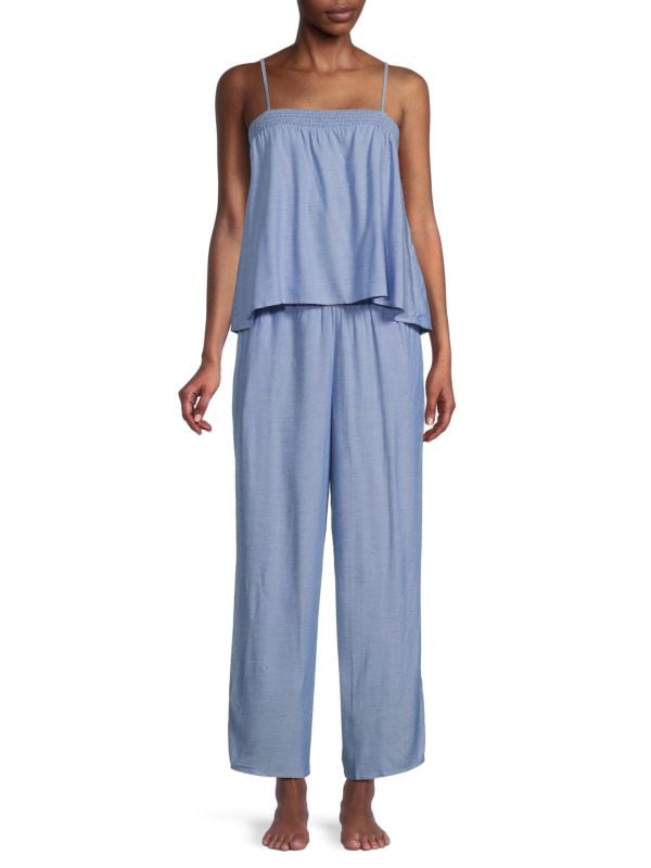 Пижамный комплект из 2 предметов: топ на бретельках и брюки DKNY