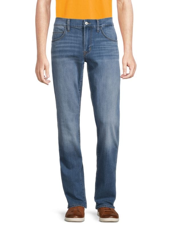 Мужские Прямые джинсы Hudson Blake Mid Rise Slim Straight Hudson