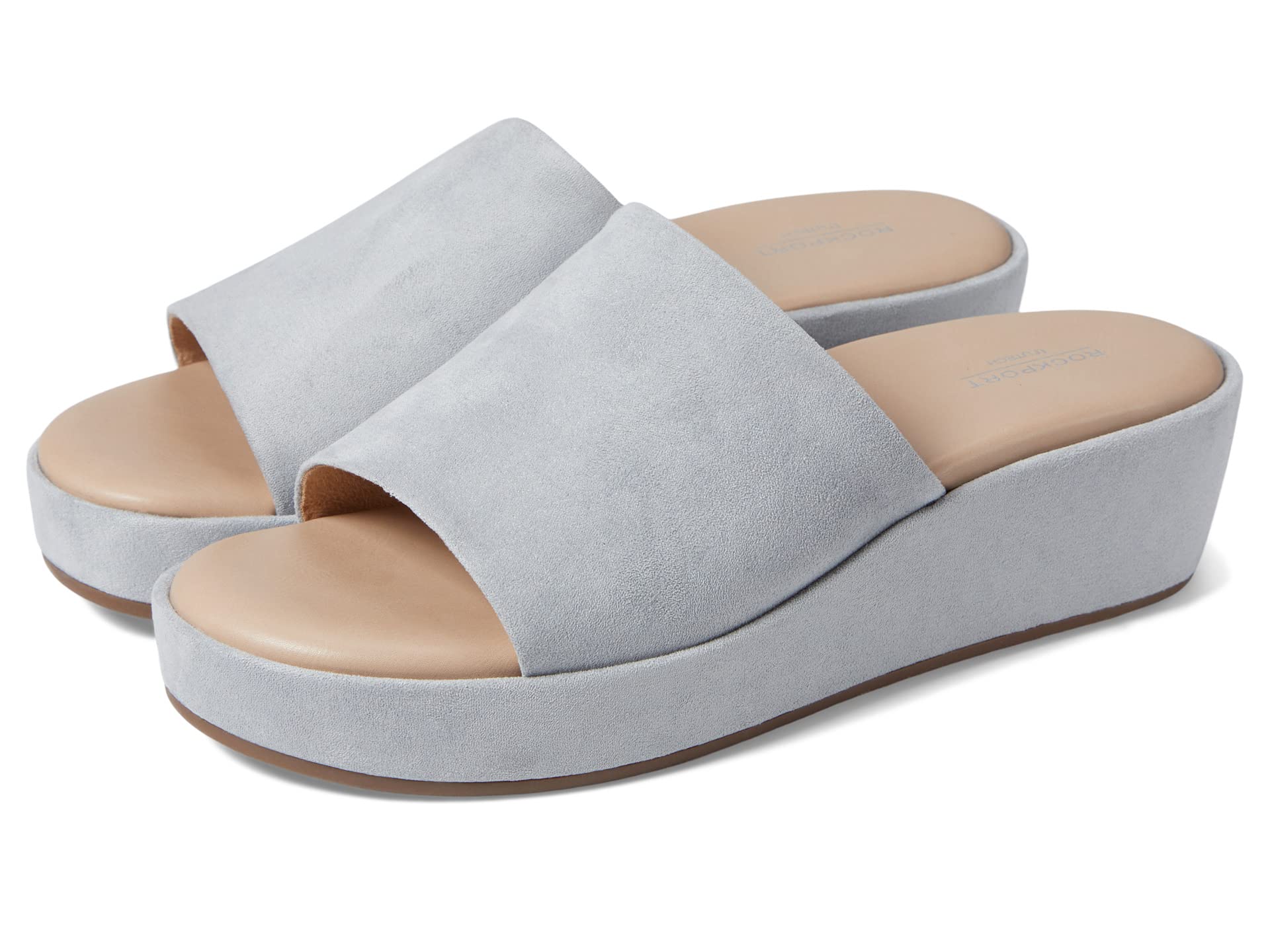 Сандалии Rockport Aubriella Slide из натуральной кожи на платформе с амортизацией Rockport