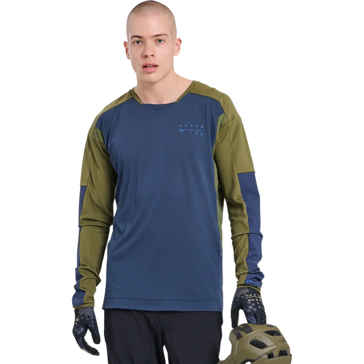 Велосипедное джерси ION Scrub Amp Long-Sleeve BAT ION