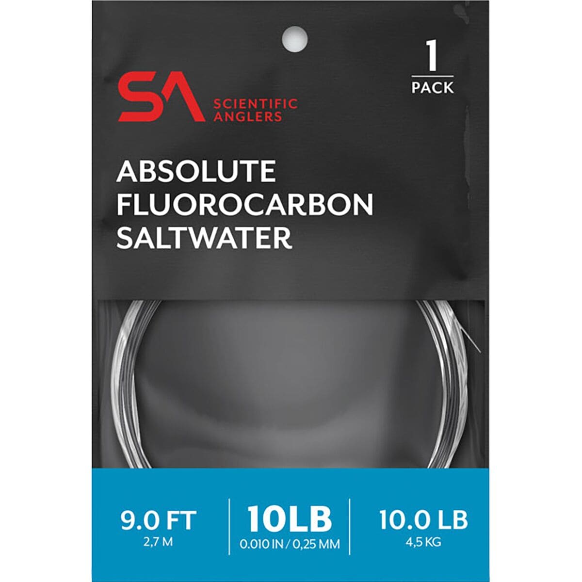 Экипировка для рыбалки Scientific Anglers Absolute Fluorocarbon Saltwater Leader 1-Pack - 9ft Scientific Anglers