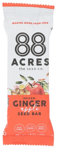 Батончик Seed + Oat Apple, имбирь Crisp — 1,6 унции 88 ACRES