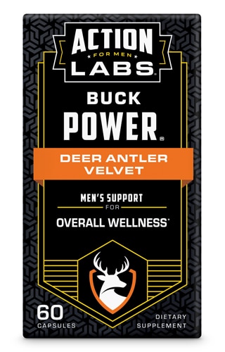 Buck Power Deer Antler Velvet — 60 капсул Action Labs