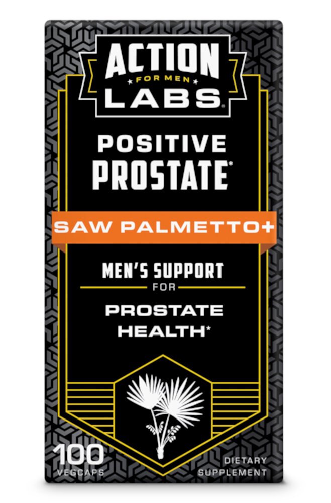 Saw Palmetto+ For Men - Positive Prostate -- 100 VegCaps Action Labs