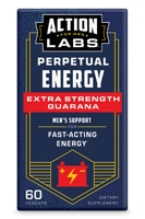 Extra Strength Guarana - Perpetual Energy -- 60 VegCaps Action Labs