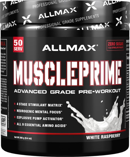 Предтренировочный комплекс Muscle Prime Advanced Grade с белой малиной — 50 порций ALLMAX
