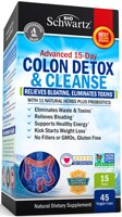 Colon Detox & Cleanser 15 - Days -- 45 Veggie Caps (Вегетарианские капсулы) BioSchwartz