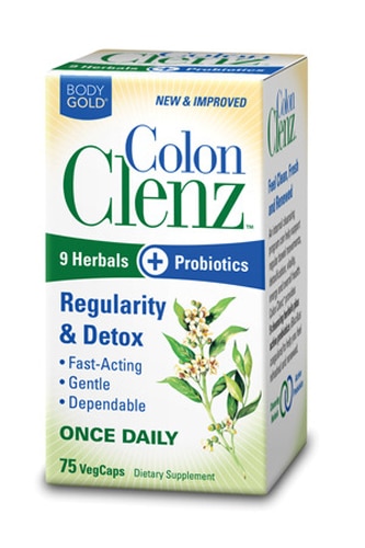 Colon Clenz - 75 растительных капсул Body Gold