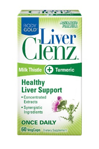 Печень Clenz - 60 растительных капсул Body Gold