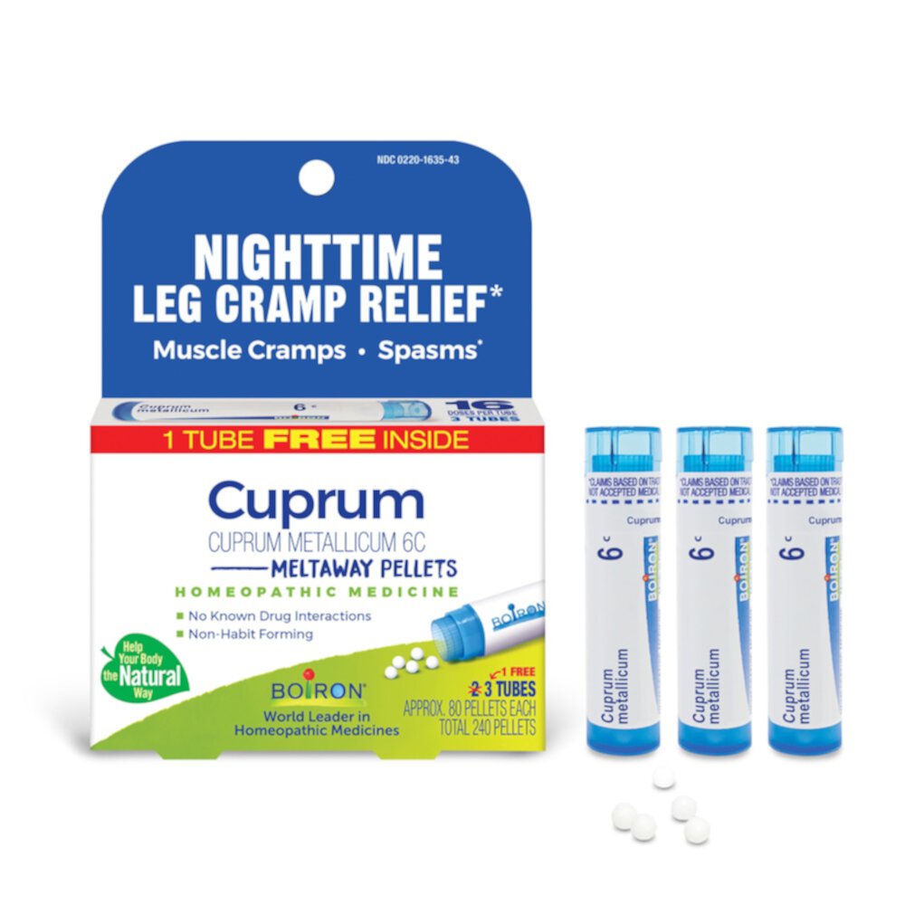 Cuprum 6C Bonus Pack -- 3 Tubes Boiron