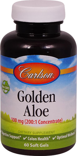 Золотое алоэ — 100 мг — 60 мягких капсул Carlson