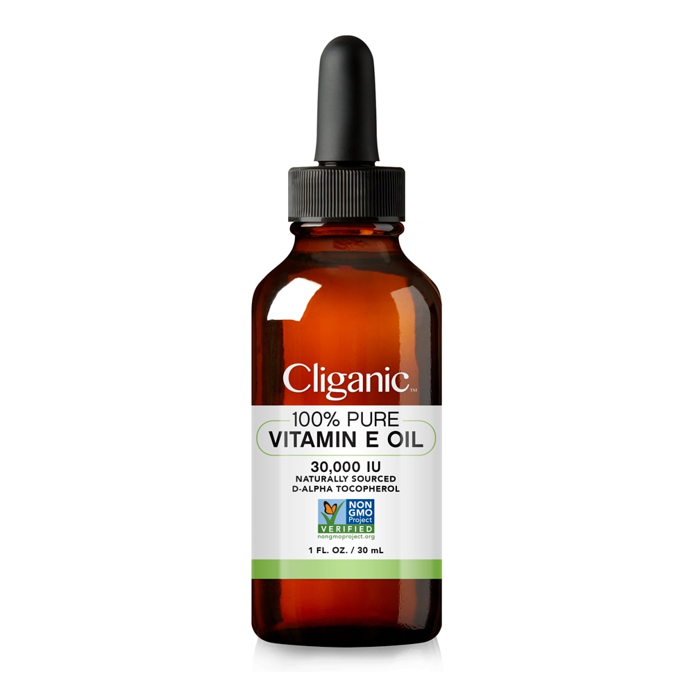 100% чистое масло с витамином Е — 1 жидкая унция Cliganic
