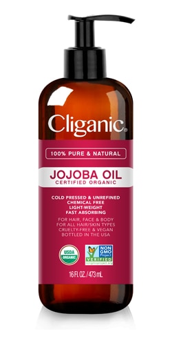 Органическое масло жожоба — 16 жидких унций Cliganic