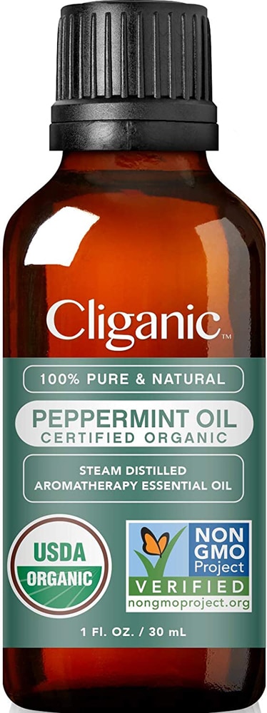 Органическое масло перечной мяты — 1 жидкая унция Cliganic