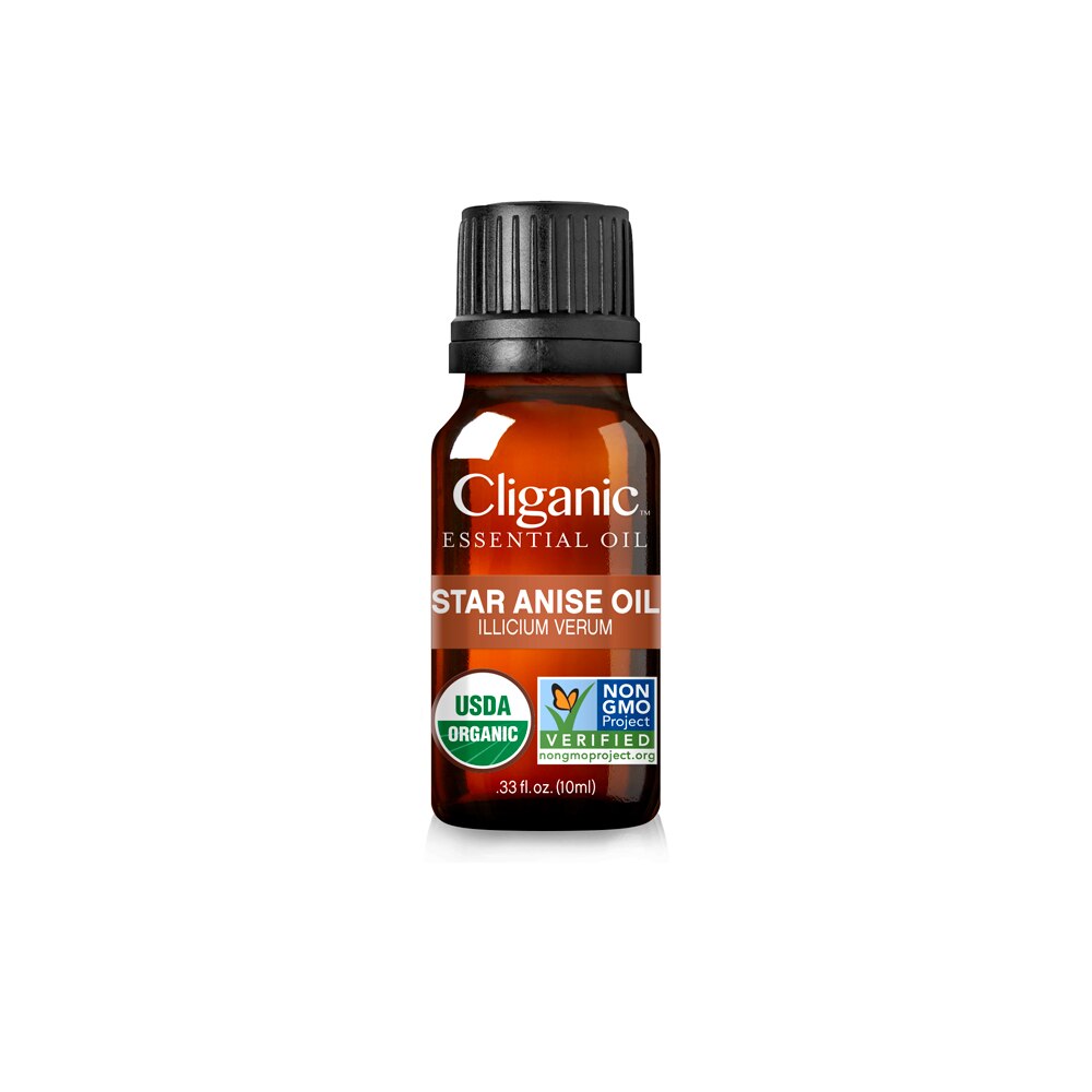 Органическое масло звездчатого аниса — 0,33 жидких унции Cliganic