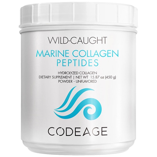 Морской Коллаген Пептиды - Гидролизованный Белок из Рыбы - 450 г - Codeage Codeage