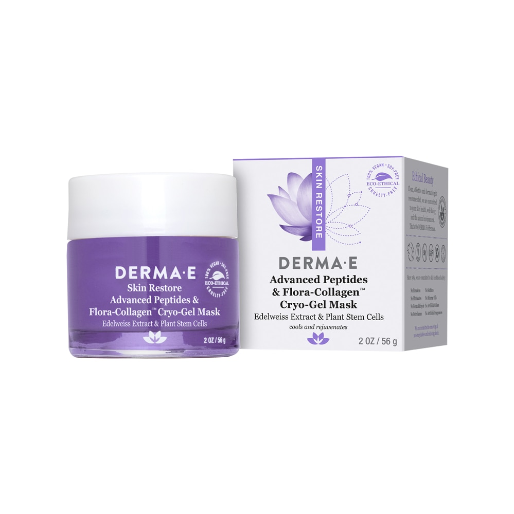 Advanced Peptides & Flora-Collagen Cryo-Gel Mask — 2 унции Derma E