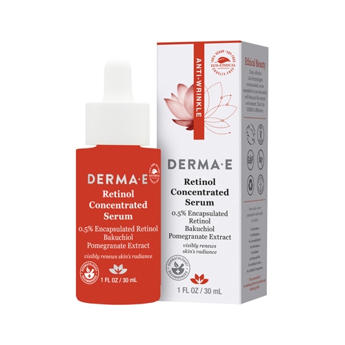 Anti-Wrinkle Retinol Concentrate Serum -- 1 fl oz (Жидкие унции) Derma E