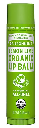 Органический бальзам для губ с лимоном и лаймом - 0,15 унции Dr. Bronner's