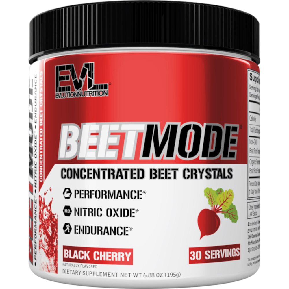 BeetMode Nitric Oxide Support Black Cherry -- 6.88 oz (Унции) EVLution Nutrition