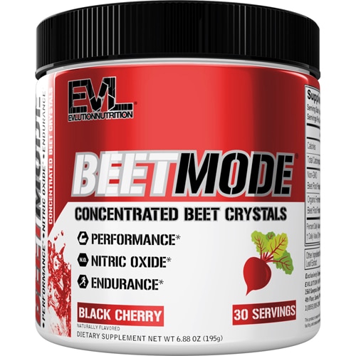 BeetMode Nitric Oxide Support Черная вишня — 6,88 унции EVLution Nutrition