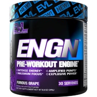 ENGN Pre-Workout Engine Furious Grape -- 30 Servings (Порции) EVLution Nutrition