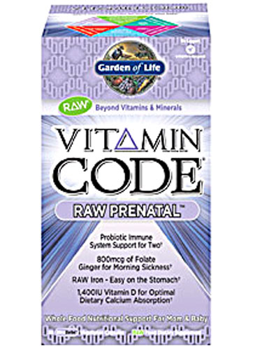 Vitamin Code® RAW Prenatal – 30 вегетарианских капсул, комплекс витаминов для мам и малышей Garden of Life