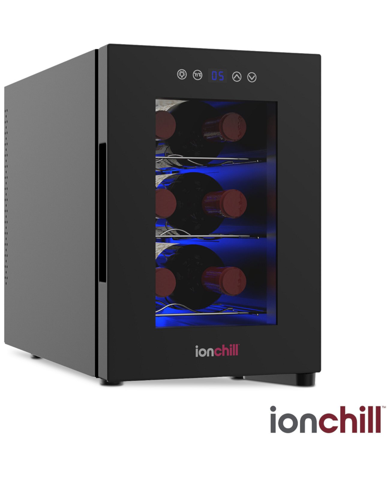 Холодильник для вина IonChill на 6 бутылок, 13-литровый мини-холодильник Tzumi