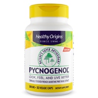 Pycnogenol® - 100 мг - 30 растительных капсул - Healthy Origins Healthy Origins