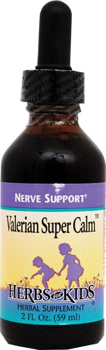 Valerian Super Calm™ -- 2 fl oz (Жидкие унции) Herbs for Kids