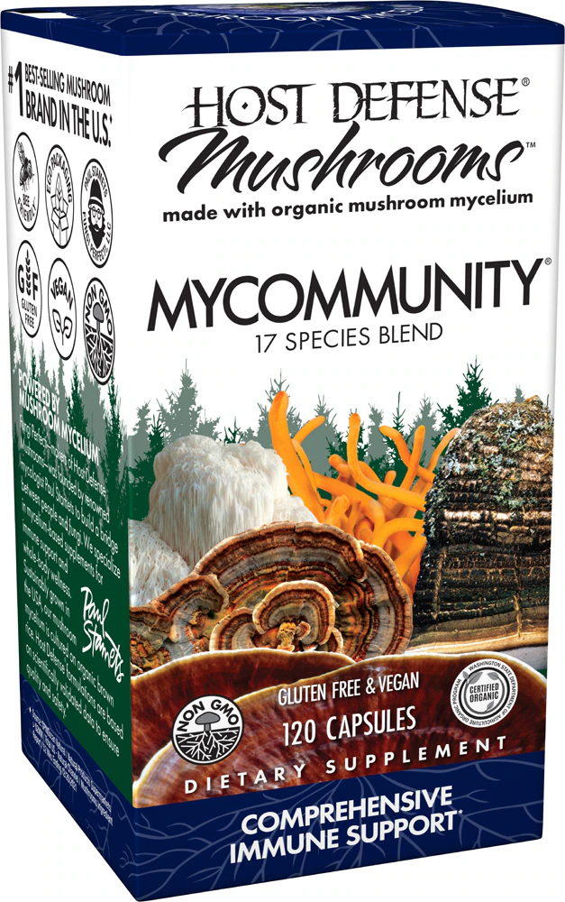 Mushrooms Organic MyCommunity Capsules (Капсулы) -- 120 Capsules Host Defense