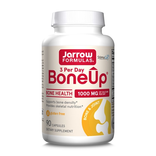 BoneUp 3 Пер Дэй – 1000 мг – 90 капсул для укрепления костей Jarrow Formulas