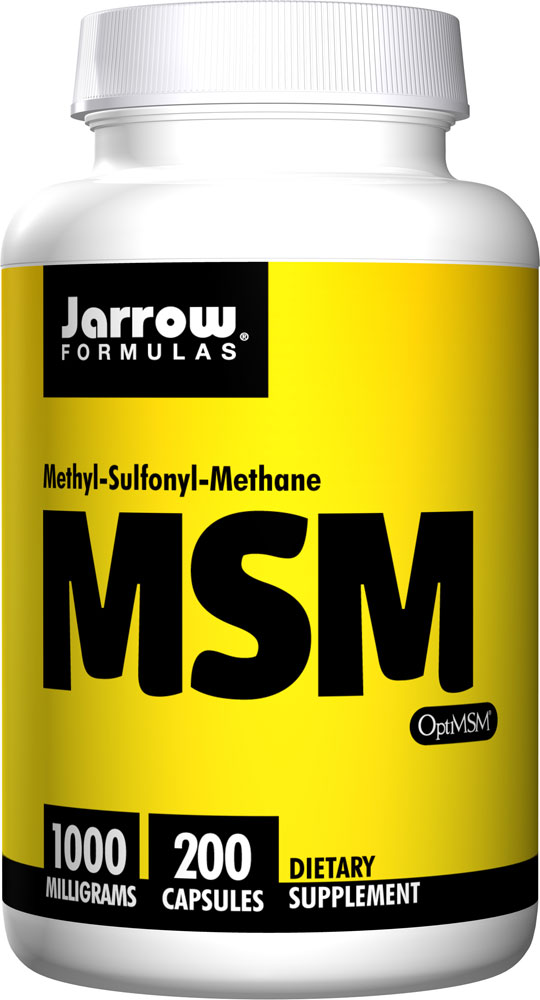 МСМ для костей и суставов — 1000 мг — 200 капсул Jarrow Formulas