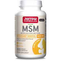 Bone & Joint MSM -- 1000 mg - 200 Capsules (Капсулы) Jarrow Formulas