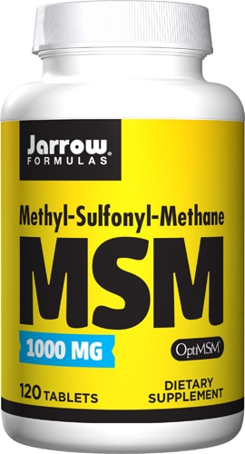 МСМ для костей и суставов — 1000 мг — 120 таблеток Jarrow Formulas